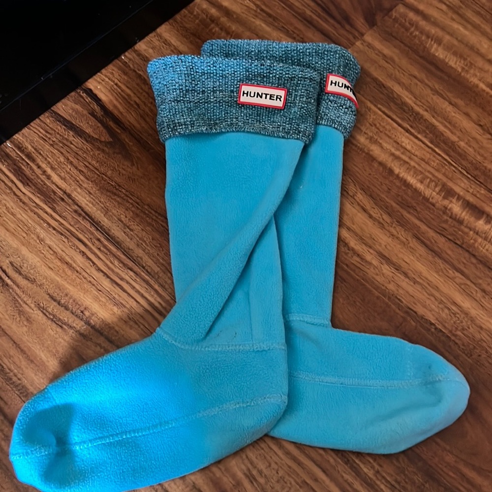 Stitch Cable Cuff Tall Boot Socks